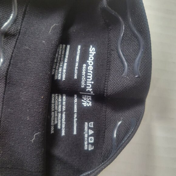 Shapermint Black All Day Every Day High Waisted Shaper Short #55021 Size XS/S - Picture 2 of 3